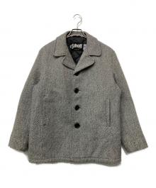 Schott（ショット）の古着「Pコート」｜グレー×ブラック