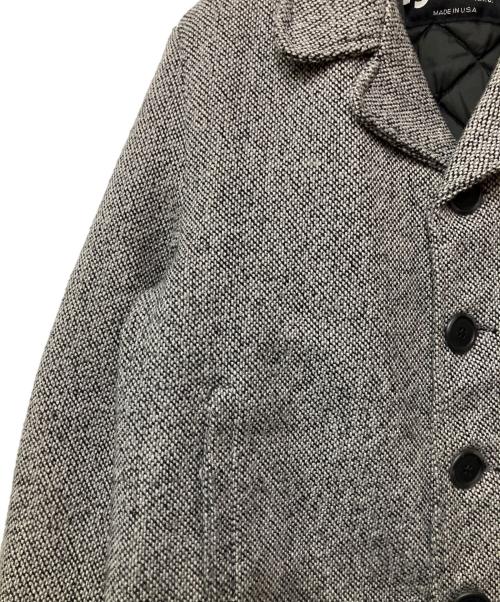 Schott（ショット）Schott (ショット) Pコート グレー×ブラック サイズ:Mの古着・服飾アイテム