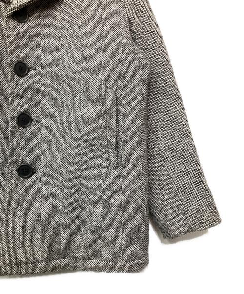Schott（ショット）Schott (ショット) Pコート グレー×ブラック サイズ:Mの古着・服飾アイテム