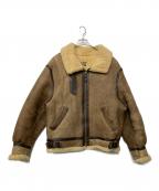 AVIREXアヴィレックス）の古着「ムートンジャケット」｜ブラウン