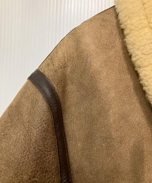 AVIREX（アヴィレックス）AVIREX (アヴィレックス) ムートンジャケット ブラウン サイズ:40の古着・服飾アイテム