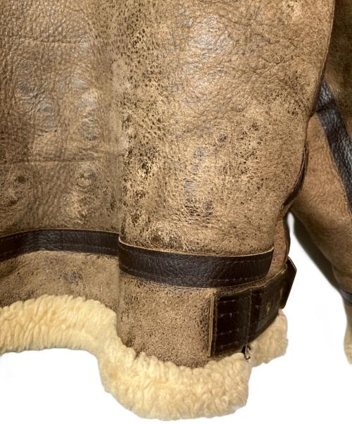 AVIREX（アヴィレックス）AVIREX (アヴィレックス) ムートンジャケット ブラウン サイズ:40の古着・服飾アイテム