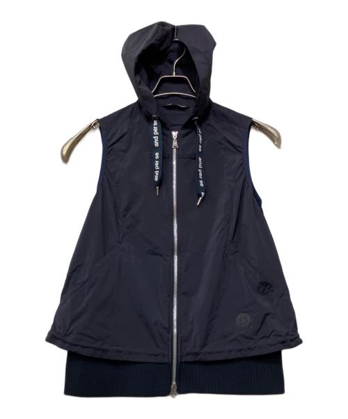 and per se（アンパスィ）and per se (アンパスィ) ゴルフウェア(トップス) ネイビー サイズ:Mの古着・服飾アイテム