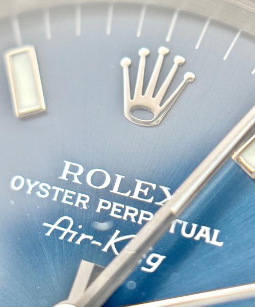 ROLEX（ロレックス）ROLEX (ロレックス) Air-King エアキング Ref:14000M 青文字盤 青文字盤 サイズ:34mm/19cmの古着・服飾アイテム