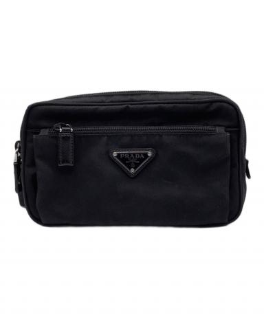 中古・古着通販】PRADA (プラダ) Re-Nylon xサフィアーノレザー ベルト