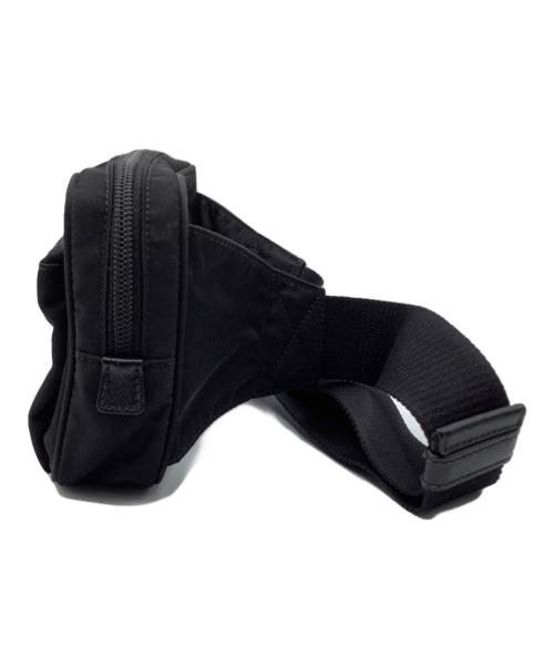 PRADA（プラダ）PRADA (プラダ) Re-Nylon xサフィアーノレザー ベルトバッグの古着・服飾アイテム