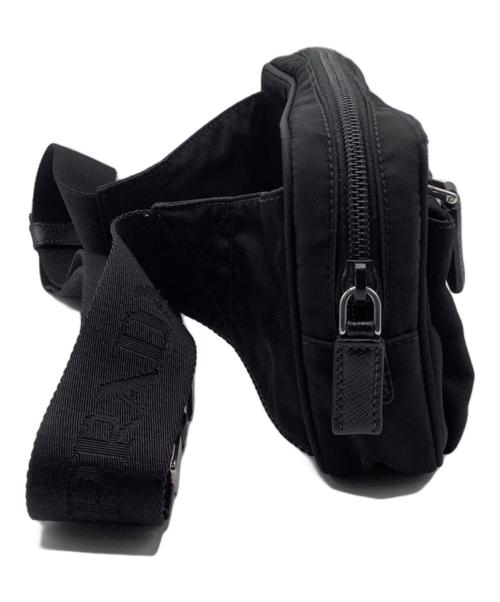 PRADA（プラダ）PRADA (プラダ) Re-Nylon xサフィアーノレザー ベルトバッグの古着・服飾アイテム