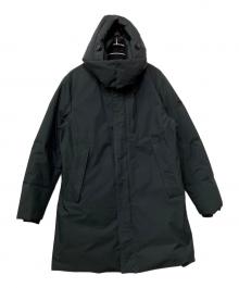 DUNO（デュノ）の古着「ポリエステルフーデッドダウンコート」｜ブラック