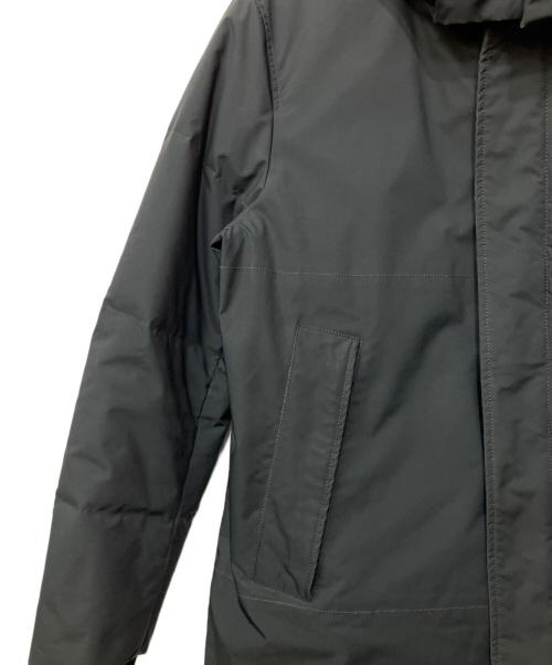 DUNO（デュノ）DUNO (デュノ) ポリエステルフーデッドダウンコート ブラック サイズ:44の古着・服飾アイテム