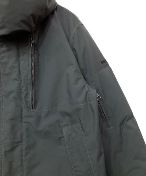 DUNO（デュノ）DUNO (デュノ) ポリエステルフーデッドダウンコート ブラック サイズ:44の古着・服飾アイテム