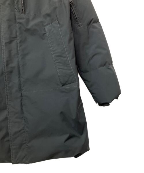 DUNO（デュノ）DUNO (デュノ) ポリエステルフーデッドダウンコート ブラック サイズ:44の古着・服飾アイテム