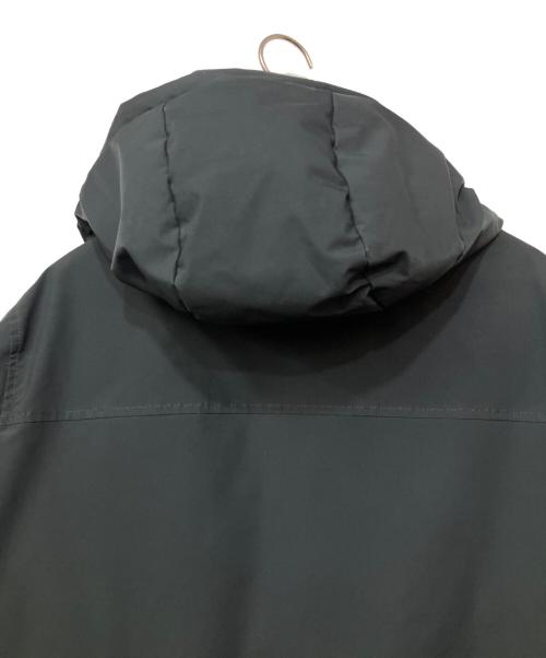 DUNO（デュノ）DUNO (デュノ) ポリエステルフーデッドダウンコート ブラック サイズ:44の古着・服飾アイテム