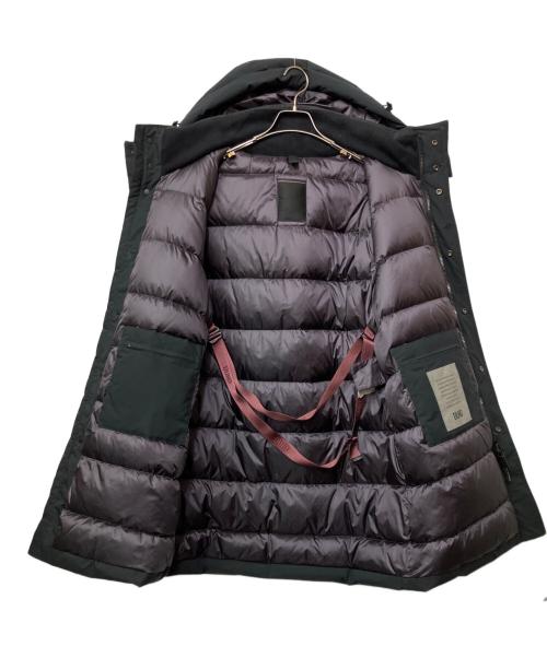 DUNO（デュノ）DUNO (デュノ) ポリエステルフーデッドダウンコート ブラック サイズ:44の古着・服飾アイテム