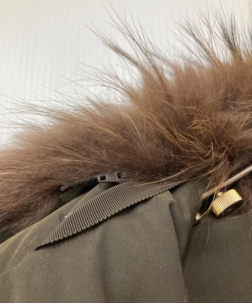 MUSE（ミューズ）MUSE (ミューズ) ロングダウンジャケット ブラウン サイズ:36の古着・服飾アイテム