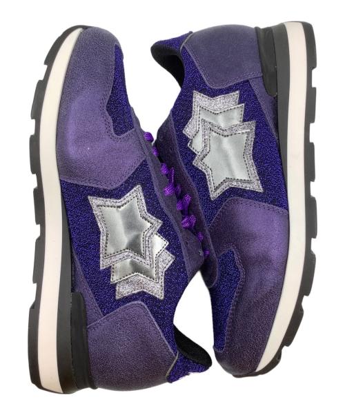 atlantic stars（アトランティックスターズ）Atlantic STARS (アトランティックスターズ) スニーカー パープル×ネイビー サイズ:41の古着・服飾アイテム