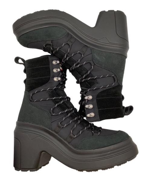 HUNTER（ハンター）HUNTER (ハンター) レースアップブーツ ブラック サイズ:UK5の古着・服飾アイテム