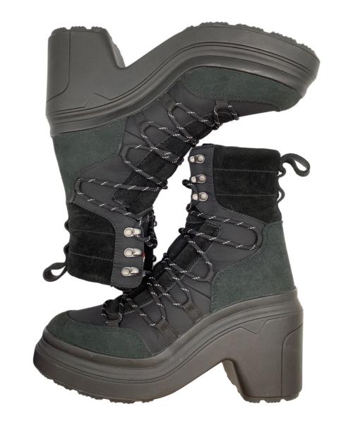 HUNTER（ハンター）HUNTER (ハンター) レースアップブーツ ブラック サイズ:UK5の古着・服飾アイテム