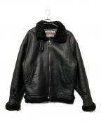 DAVOUCCIダボッチ）の古着「ムートンジャケット」｜ブラック