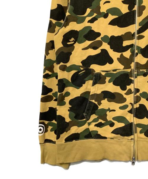 A BATHING APE（ア ベイシング エイプ）A BATHING APE (ア ベイシング エイプ) ABC CAMO SHARK WIDE FIT FULL ZIP DOUBLE HOODIE マルチカラー サイズ:XLの古着・服飾アイテム