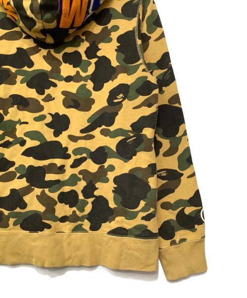 A BATHING APE（ア ベイシング エイプ）A BATHING APE (ア ベイシング エイプ) ABC CAMO SHARK WIDE FIT FULL ZIP DOUBLE HOODIE マルチカラー サイズ:XLの古着・服飾アイテム