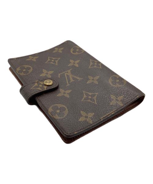 LOUIS VUITTON（ルイ ヴィトン）LOUIS VUITTON (ルイ ヴィトン) アジェンダPM　手帳カバー ブラウンの古着・服飾アイテム
