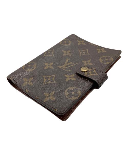 LOUIS VUITTON（ルイ ヴィトン）LOUIS VUITTON (ルイ ヴィトン) アジェンダPM　手帳カバー ブラウンの古着・服飾アイテム