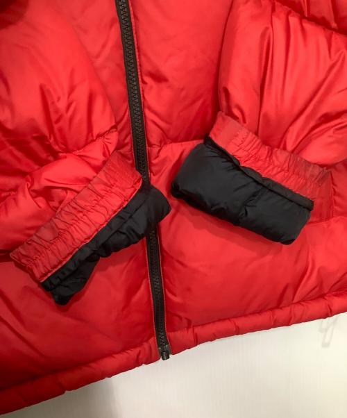THE NORTH FACE（ザ ノース フェイス）THE NORTH FACE (ザ ノース フェイス) ダウンジャケット レッド×ブラック サイズ:Lの古着・服飾アイテム