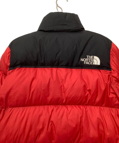 THE NORTH FACE（ザ ノース フェイス）THE NORTH FACE (ザ ノース フェイス) ダウンジャケット レッド×ブラック サイズ:Lの古着・服飾アイテム