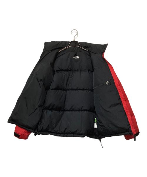 THE NORTH FACE（ザ ノース フェイス）THE NORTH FACE (ザ ノース フェイス) ダウンジャケット レッド×ブラック サイズ:Lの古着・服飾アイテム