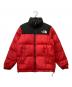 THE NORTH FACE（ザ ノース フェイス）の古着「ダウンジャケット」｜レッド×ブラック