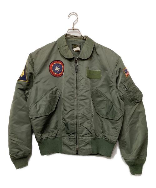 AVIREX（アヴィレックス）AVIREX (アヴィレックス) ジップジャケット グリーン サイズ:Lの古着・服飾アイテム