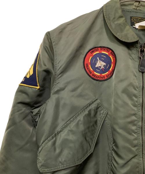 AVIREX（アヴィレックス）AVIREX (アヴィレックス) ジップジャケット グリーン サイズ:Lの古着・服飾アイテム