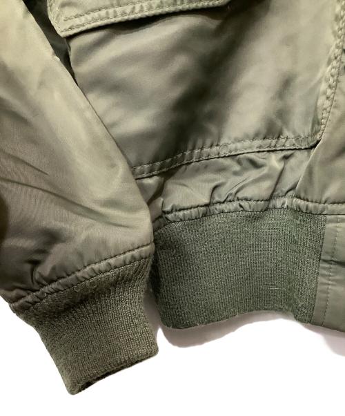 AVIREX（アヴィレックス）AVIREX (アヴィレックス) ジップジャケット グリーン サイズ:Lの古着・服飾アイテム