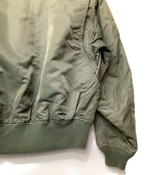 AVIREX（アヴィレックス）AVIREX (アヴィレックス) ジップジャケット グリーン サイズ:Lの古着・服飾アイテム