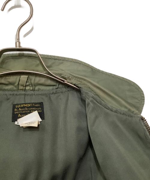 AVIREX（アヴィレックス）AVIREX (アヴィレックス) ジップジャケット グリーン サイズ:Lの古着・服飾アイテム