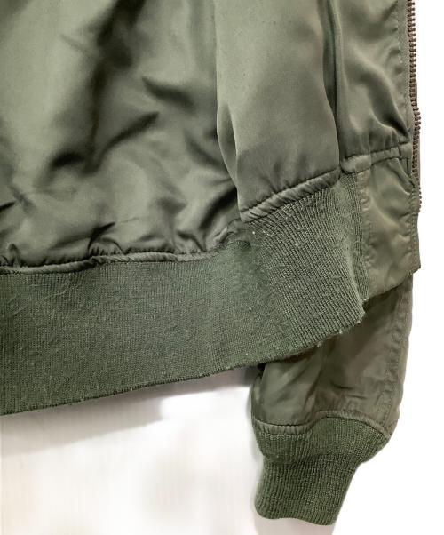 AVIREX（アヴィレックス）AVIREX (アヴィレックス) ジップジャケット グリーン サイズ:Lの古着・服飾アイテム