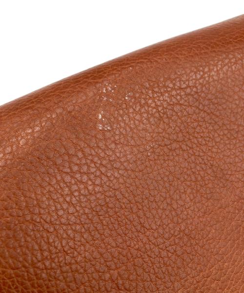 POLO RALPH LAUREN（ポロ・ラルフローレン）POLO RALPH LAUREN (ポロ・ラルフローレン) レザーショルダーバッグ ブラウンの古着・服飾アイテム