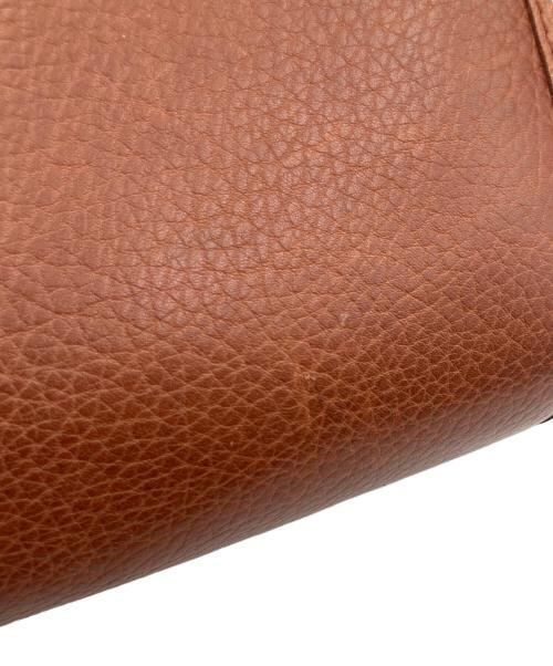 POLO RALPH LAUREN（ポロ・ラルフローレン）POLO RALPH LAUREN (ポロ・ラルフローレン) レザーショルダーバッグ ブラウンの古着・服飾アイテム