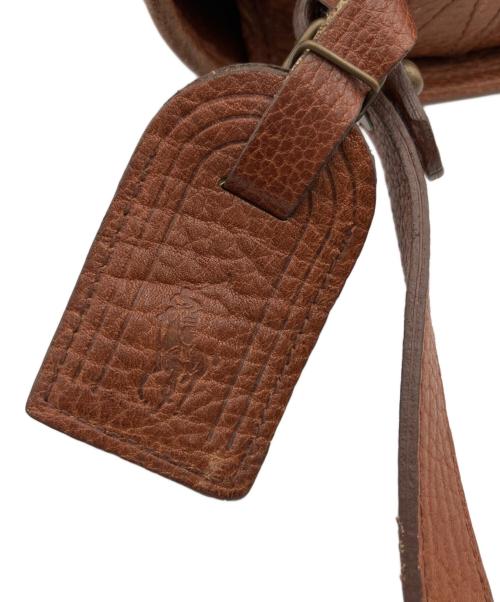 POLO RALPH LAUREN（ポロ・ラルフローレン）POLO RALPH LAUREN (ポロ・ラルフローレン) レザーショルダーバッグ ブラウンの古着・服飾アイテム