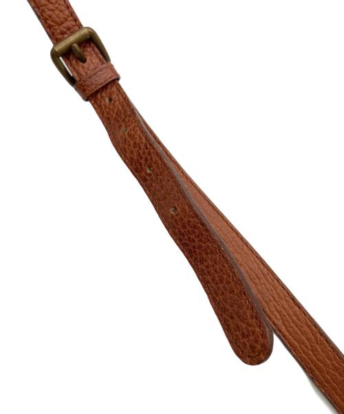 POLO RALPH LAUREN（ポロ・ラルフローレン）POLO RALPH LAUREN (ポロ・ラルフローレン) レザーショルダーバッグ ブラウンの古着・服飾アイテム