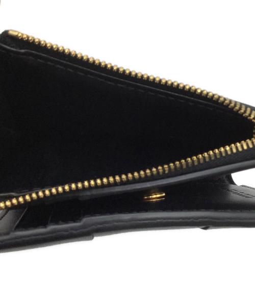 BOTTEGA VENETA（ボッテガベネタ）BOTTEGA VENETA (ボッテガベネタ) カセットスモール2つ折りウォレット 2つ折り財布 ブラックの古着・服飾アイテム