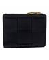 BOTTEGA VENETA (ボッテガベネタ) カセットスモール2つ折りウォレット 2つ折り財布 ブラック：45000円