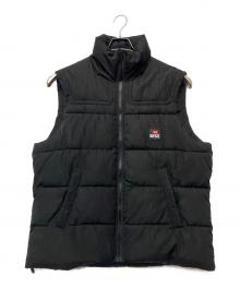 DIESEL（ディーゼル）の古着「中綿ベスト」｜ブラック