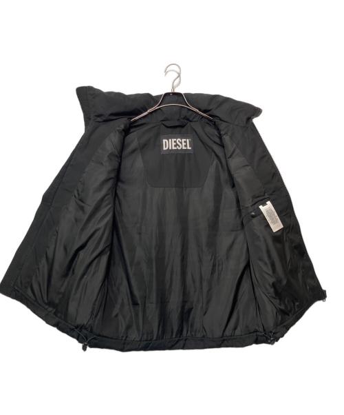 DIESEL（ディーゼル）DIESEL (ディーゼル) 中綿ベスト ブラック サイズ:Lの古着・服飾アイテム