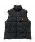 DIESEL（ディーゼル）の古着「中綿ベスト」｜ブラック
