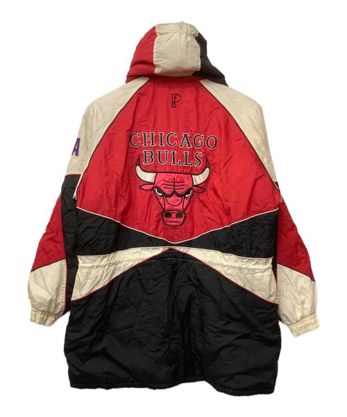 Pro Player（プロ プレイヤー）PRO PLAYER (プロ プレイヤー) 中綿コート レッド×ブラック サイズ:Lの古着・服飾アイテム