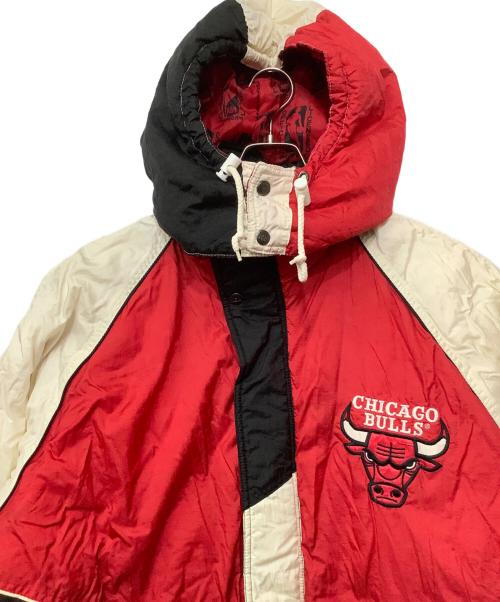 Pro Player（プロ プレイヤー）PRO PLAYER (プロ プレイヤー) 中綿コート レッド×ブラック サイズ:Lの古着・服飾アイテム