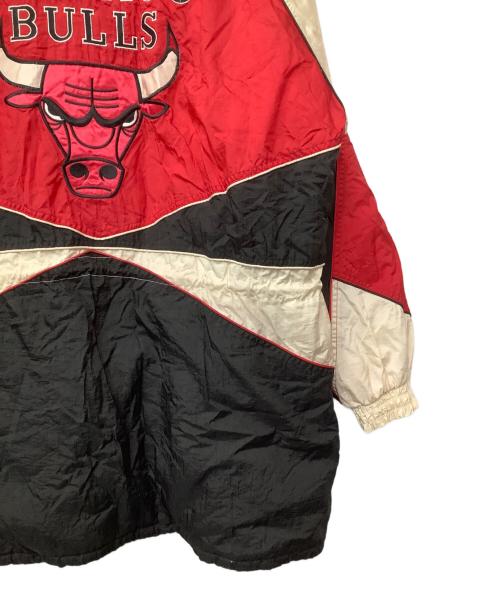 Pro Player（プロ プレイヤー）PRO PLAYER (プロ プレイヤー) 中綿コート レッド×ブラック サイズ:Lの古着・服飾アイテム