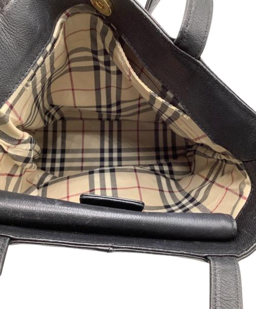 BURBERRY（バーバリー）BURBERRY (バーバリー) トートバッグ ブラックの古着・服飾アイテム