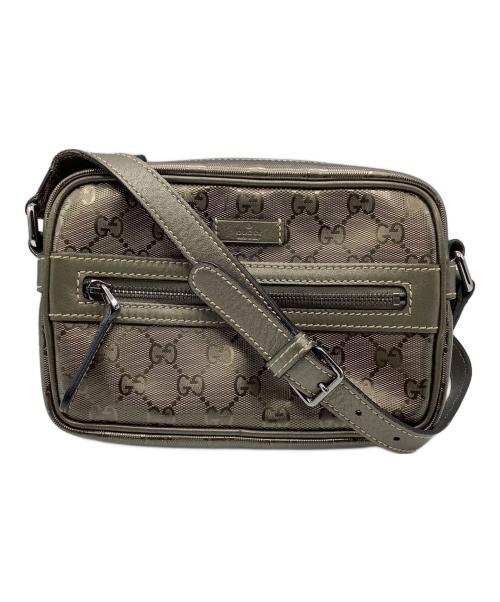 GUCCI（グッチ）GUCCI (グッチ) GGインプリメ　ショルダーバッグ ブラウンの古着・服飾アイテム